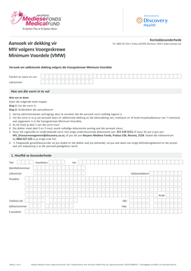 Naspers Medical Fund Application Form