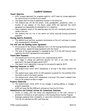 Alaska Housing Choice Voucher Program Landlord Handbook
