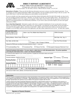 Direct Deposit Agreement