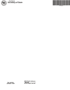 New Mexico Corporate Document Request Form