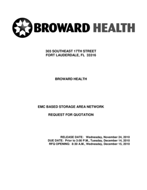 EMC BASED STORAGE AREA NETWORK - browardhealth