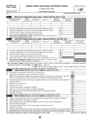 Schedule D Form 1120S