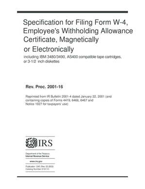 Form W-4 Employee's Withholding Allowance Certificate
