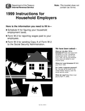 IRS Household Employer Instructions