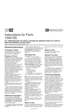 Instructions for Form 1040-SS