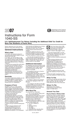 Instructions for Form 1040-SS