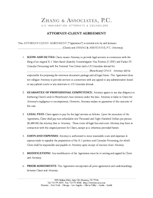 Attorney-Client Agreement