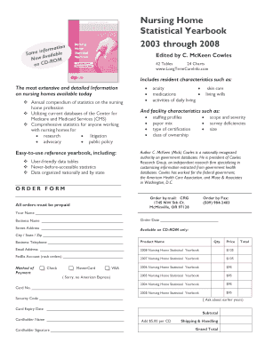 Nursing Home Statistical Yearbook