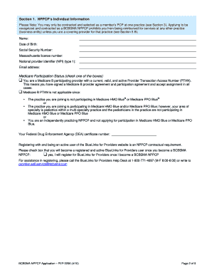 Nurse Practitioner Primary Care Provider Contracting Application