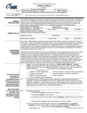 MEDICAL CERTIFICATE - Department of Human Resources - hr uconn