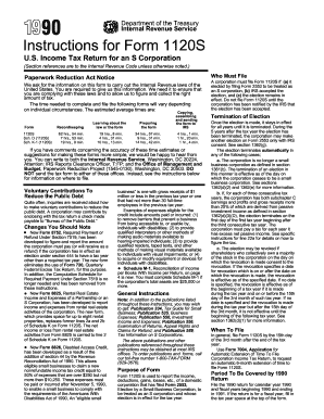 Instructions for Form 1120S
