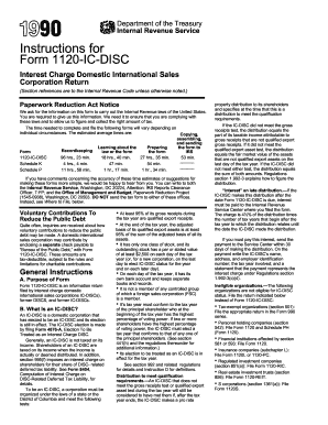 Form 1120-IC-DISC Instructions