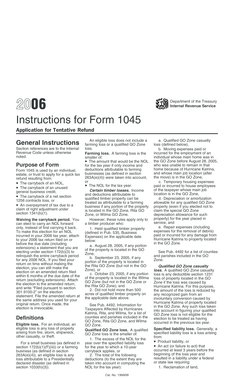 Instructions for Form 1045