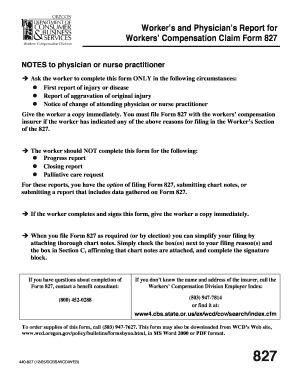 SAIF 827 Physicians Report Form - redmond k12 or