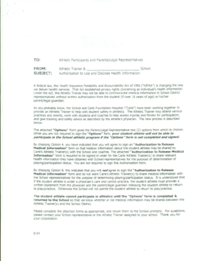 HIPAA Authorization to Release Medical Information