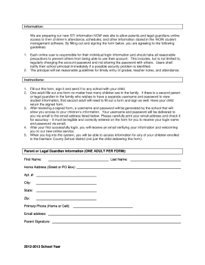 STI Information NOW Access Form