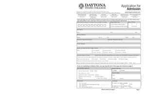 Daytona State College Application Form