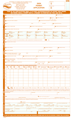 Richmond Virginia Sign Permit Application