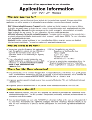 Utah Health Coverage Application