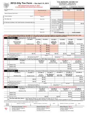 Ohio Municipal Income Tax Exemption Certificate