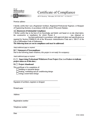 Certificate of Compliance