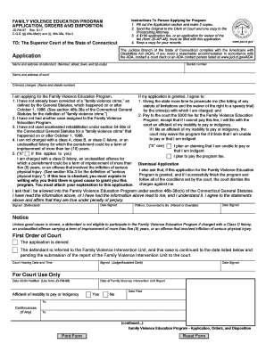 Family Violence Education Program Application