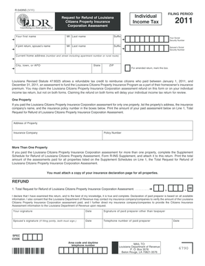 Louisiana Citizens Property Insurance Refund Form