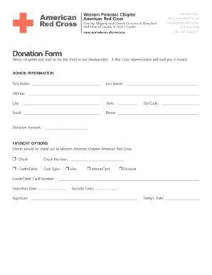 17 Printable Donation Form Pdf Templates Fillable Samples In Pdf Word To Download Pdffiller