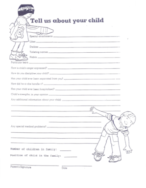 Maryland Child Immunization and Lead Testing Forms