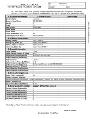 Student Registration Form