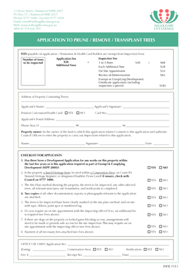 Tree Pruning/Removal Application