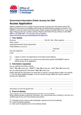 Government Information Access Application
