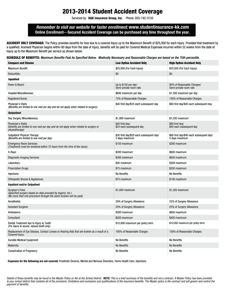 student insurance kk Preview on Page 1.
