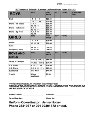 Summer 2011- 12 order form.doc. Notice of intention to proceed - st-theresas school