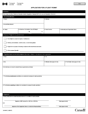 Flight Permit Application