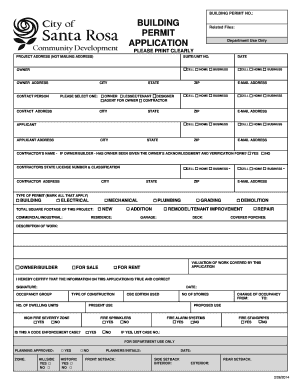 Building Permit Application