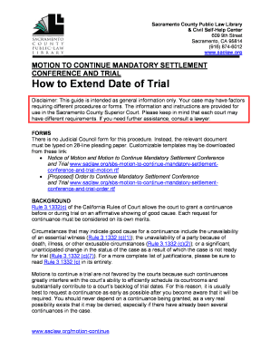 fillable online saclaw lib ca publication of summons publishing a mandatory settlement conference brief form