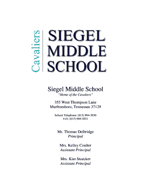 Siegel Middle School - SIM HOME - Rutherford County Schools