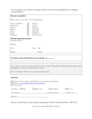 Library Membership Application
