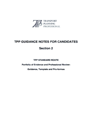 Confidential private placement memorandum - Section 2 - Portfolio of Evidence and Professional Review - ciht org