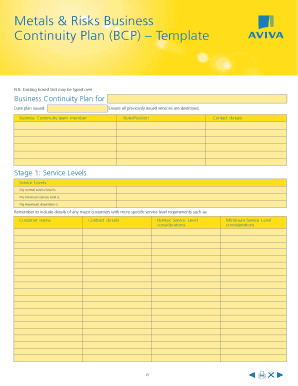 Event plan template - Recover or Fail - bAvivab