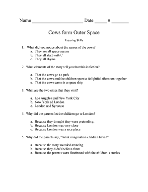 Cows form Outer Space - Mr Jonathan