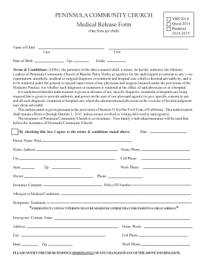 Medical form 2013-14f - peninsulacommunitychurchorg
