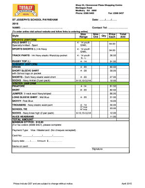 Form preview