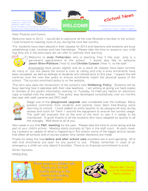 ESchool News WELCOME - Woollahra Public School - woollahra-p schools nsw edu