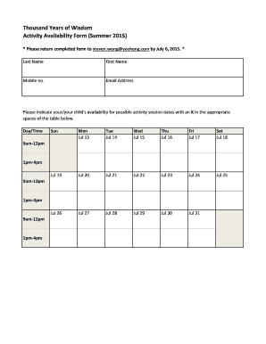Form preview