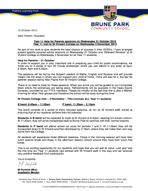 BPCS Letterhead - Brune Park Community School
