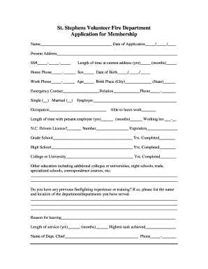 St Stephens Volunteer Fire Department Application - ssvfd4