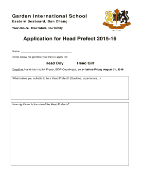 Application for Head Prefect.pdf - Garden International School