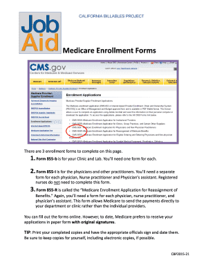 12791308 - Medicare Enrollment Forms - bcalbillablesbborgb